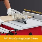 10inch Table Saw  Portable Benchtop Table Saw  Stand   Push Stick  5000rpm  A   