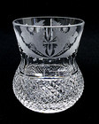 Edinburgh Crystal Thistle 3 1 4  Whiskey Glass - Unsigned - Excellent Condition