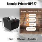 Pos Receipt Printer  80mm Thermal Printer With Usb serial ethernet And Auto C   
