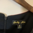 Shelby Nites Women Jumpsuit 6 Black Red Floral Wide Leg Chiffon Whimsigoth Fairy