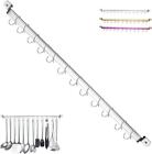 Kitchen Rack garage Storage Rack Utensil Holder 14 Hooks Wall Mounted Organizer