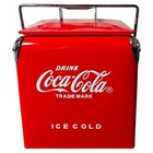 Coca-cola 13l Retro Metal Cooler Red Ice Chest - Unique Gifts For Men   Collecto
