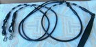 Vintage Braided Romal Horse Show Reins  Sterling Silver Ferrules Weighted