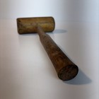 Vintage Wooden Mallet Hammer Primitive Carpenter Tool 12 Inch
