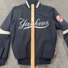 Majestic New York Yankees Jacket Mens Medium Navy Blue Therma Base Dugout Aj200
