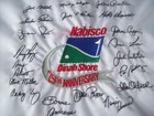 Autographed Dinah Shore 25th Anniversary Nabisco Championship Pin Flag   Lpga