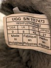 Ugg Men s Gray Sheepskin Slide Slippers Faux Fur Lined Rubber Us 9 Uk 8