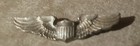 Ww2 Sterling Silver Small Us Army Air Corps Pilot Wings Badge pin Medal