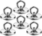 Strong Magnetic Hooks 6 Pack  100 Lbs 45 Kg Rare Earth Neodymium Fishing Magn   