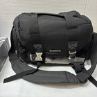 Canon Large Camera   Lens Case Gadget Bag Black Shoulder Strap