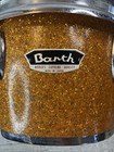 Vintage 1950s 60s Barth Gold Sparkle Bongos Drums 7    8    Japan Tunable Used Wear