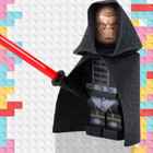 Darth Plagueis Custom Minifigure - Genuine Lego Pieces - Star Wars Sith Figure