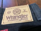  brand New  Wrangler Men   s Black Denim Jeans  Relaxed Fit size  36 X 32