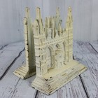 Vintage 1928 Peterborough Cathedral Church Uk 3d Cast Iron 5  Bookends 2 5lbs