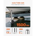 Boat Trailer Jack Marine Heavy Duty Swivel Mount Tongue Jack 1500 Lbs Load