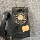 Vintage Western Electric Telephone Black Rotary Dial Wall Bell System  554 Parts