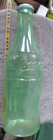 Coca Cola Coke Clear Green Plastic Bottle Piggy Bank 23  Coin Storage - Vintage