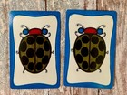 4 Vintage Playing Cards Ladybugs Swap Cards