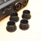 Zoom H6   H5 Field Recorder Xlr Input Caps - Fit Perfectly - Black - Set Of Four