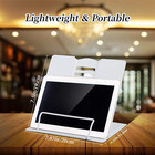 Desk Book Stand Holders For Reading Hands Free  Durable Metal Adjustable Book St