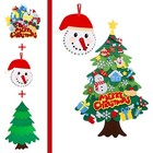 Diy Felt Christmas Tree Kit For Toddlers With Stockings  45 Ornaments