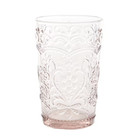 The Pioneer Woman Amelia Pink 15 22 Oz Glass Tumblers Drinking Glasses Set Of 4