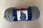 Lot Of 5 Skeins Of Bernat Super Value Acrylic Yarn In True Grey