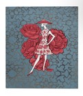 Limited Edition Kentucky Derby Couture Canvas   Archival Patou-inspired Fashion 