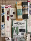 Vintage Sewing Notions Lot Buttons Zippers Bias Tape Snaps Needles Trim