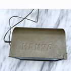 Vintage Hansa Safelight Darkroom Lamp   Mounting Bracket Safe Light Glass Works 