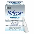 Refresh Optive Advanced Triple Action 30single Use Containers Exp-5 25 Free-ship