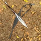 Custom Handmade Carbon Steel Blade Traditional Viking Spear  hunting 39 Inches