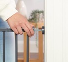 Extra Wide Baby Safety Gate Adjustable Walk Through Pets Fence For Doorways New