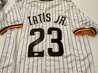 Fernando Tatis Jr Auto Autograph Signed Jersey Padres Custom Jsa