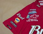 Rare Kelley Earnhardt Pit Crew 1 4 Zip Shirt Budweiser Dale Jr  Authentic Read
