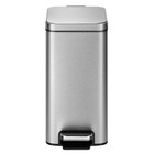 Slim Stainless Steel Step Trash Can 2 6 Gallon Touchless Soft Close Wastebasket