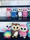 Lot Of  16 Ty Beanie Boos Owl Only Set Huge Collection No Heart Tag Bundle  1