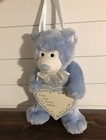 The Petting Zoo Birth Announcement Baby Boy Plush Blue Teddy Bear New Infant