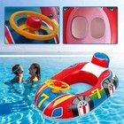 Baby Inflatable Swimming Pool Float Car Toddler Swim Ring With Handles
