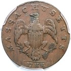 1788 R 6-n R-3- Pcgs Xf 40 Massachusetts Cent Colonial Copper