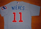 Chicago Cubs Jose Nieves 2000 Game Worn Used Road Jersey  angels 