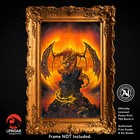 Harbinger Of Fire By Ed Beard Jr 12x18 Inch Fire Dragon Art Poster
