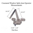 Andersen Casement Window Operator Split Arm Non Handed Corrosion Resistant