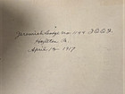1917-1921 Ioof Minute Bk Jeremiah Lodge 1144 Hazleton Pa Odd Fellows Handwritten