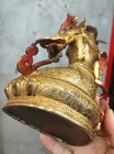 Genuine Handmade Old Tibetan 8  Bodhisattva Tara Avalokiteshvara Buddha Statue