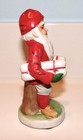 Vintage Lefton Swedish Ceramic Bisque Tomte W gifts Santa Gnome Elf 5  Japan