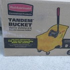 Rubbermaid Commercial Tandem 31-quart Bucket wringer Combo   Mop Bucket 
