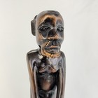 Vintage African Hand Carved Wood Statue Figure Man Angola Tribal Art Sculpture