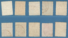1921-33 Latvia Selection Of 10 Stamps Used 3793