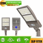 320w Led Parking Lot Light Outdoor Commercial Street Shoebox Area Lights 44800lm